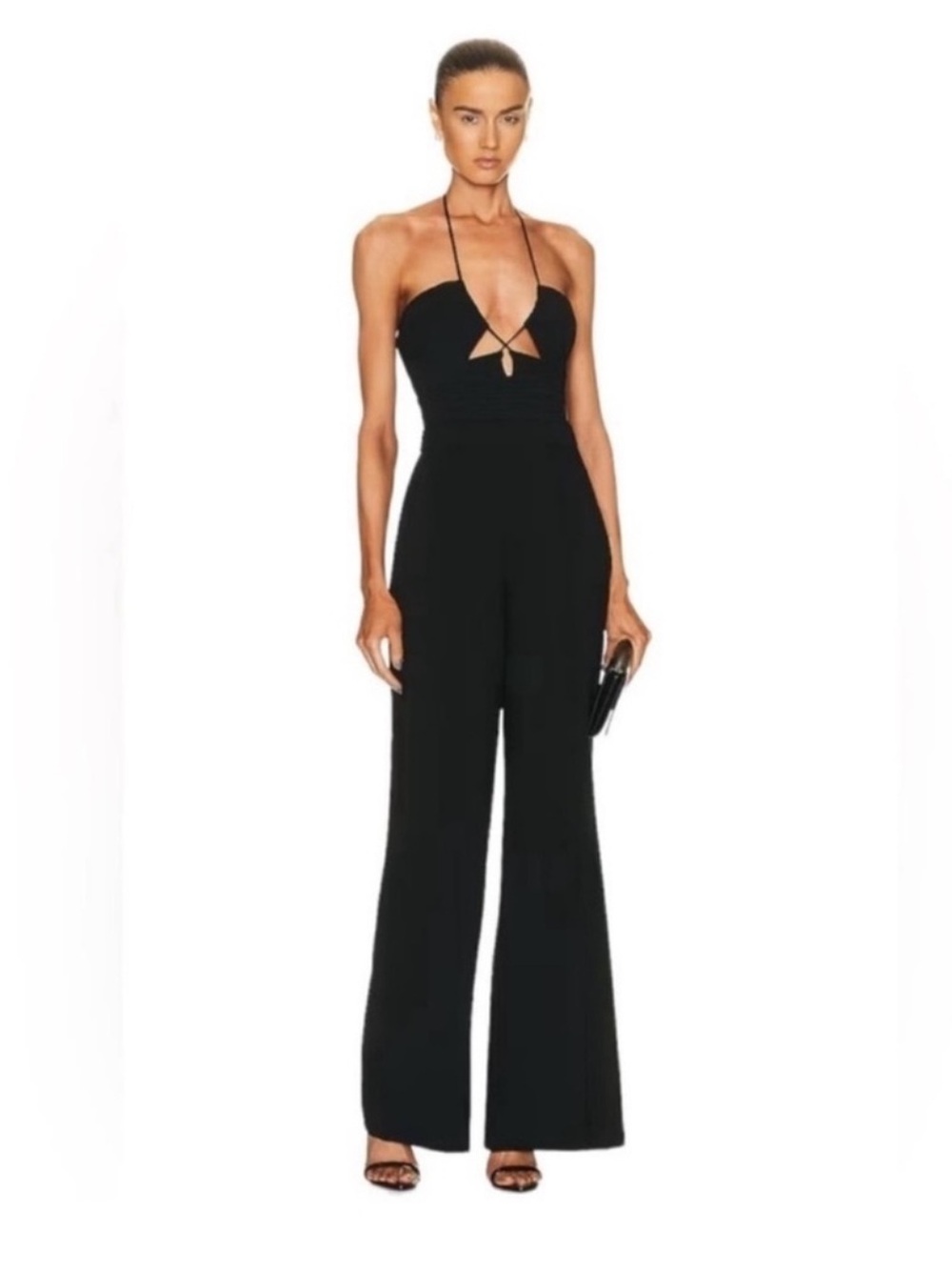 Jonathan SIMKHAI Gala Plissé-Detail Jumpsuit